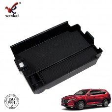 Car Center Console Armrest Box Glove Box Secondary Storage Console Organizer Insert Tray For Mazda CX-8 KG 2018 2019 Accessories