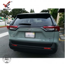 Car Exterior Accessories Fashionable ABS Carbon Fiber Long Rear Trunk Trim Streamer Tail Gate For Toyota Rav4 2019 2020