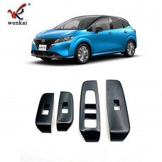 Car Interior Accessories Window Switch Button Panel Cover Trim For Nissan Note E13 2021 2022