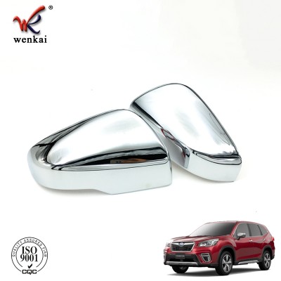 Хромированная боковая крышка зеркала Subaru Forester 2018-2019
