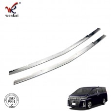 Exterior Accessories For Toyota Alphard AH30 2018 2019 Sport Edition Stainless Steel Front Head Lower Air Intake Grille Trim