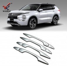 For 2022 Mitsubishi Outlander ABS Chrome Side Door Handle Top Cover