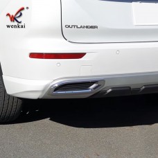 For 2022 Mitsubishi Outlander Rear Bumper Lower Trim ABS Chrome Accessories