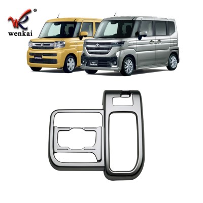 Рамка Переключения Передач для Suzuki Spacia 2024, Декоративная Наклейка хром на Центральную Консоль