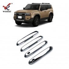 For 24 Toyota Prado Modified Side Door Handle Cover Land Cruiser LC250 Special ABS Chrome Handle Trim