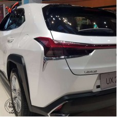 For Lexus UX200 UX250h UX260h 2019 2020 Abs Chrome Rear Tail Lamp Light Trims Cover Car Accessories