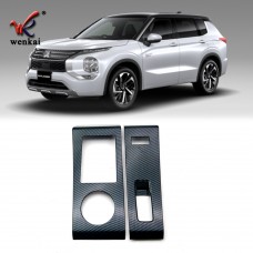 For Mitsubishi Outlander 2022 ABS Central Control Gear Shift Panel Trim Cover