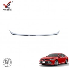 For Toyota Camry XV70 2018 2019 Car Styling Front Bumper Molding Protector Stripes Trim Accessories Bright Silver ABS Chrome