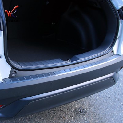 Защита Заднего Бампера Багажника Toyota Corolla Cross Xg10 2020-2021, Нержавеющая Сталь Черная