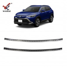 For Toyota Corolla Cross XG10 2020 2021 Car Accessories Stainless Steel Rear Trunk Boot Bumper Guard Sill Foot Plate