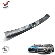 For Toyota Rav4 2019 2020 Accessories Stainless Steel Inner Rear Bumper Foot Plate Tailgate Cover Trim Scuff Guard Sticker