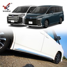 For Toyota Voxy Noah 90 2022 Car Exterior ABS Chrome Trim Accessories Door Side Body Molding Trim