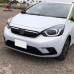 Накладка на молдинг передней решетки радиатора Honda Fit Jazz GR 2021 2022 – стильный аксессуар для экстерьера автомобиля на TuningDom.ru