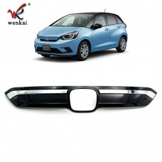 Front Grill Molding Trim Cover For Honda Fit Jazz GR 2021 2022 Car Exterior Accessories