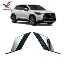 Rear Fog Lamp Light Cover For Toyota Corolla Cross 2021 2022 ABS Chrome Lamp Frame Car Accessories