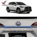 Rear Gate Trunk Back Door Molding Trim Car Body Kit Upgrade Accessories For Toyota Corolla Cross 2021 Car Accessories
