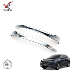 Rear View Side Door Mirror Strip Cover Trim ABS Chrome For Mazda CX-9 2017 2018 2019 Car Parts Accessories