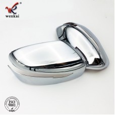 Side Rearview Mirror ABS Chrome Side Door Mirror Cover Trim 2pcs For Nissan X-trail Rogue 2014-2018