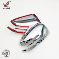 Side Rearview Mirror Cover Caps Trim ABS Chrome Exterior Accessories 2Pcs For Mercedes-benz GLE GLS ML W166 2015+