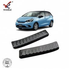 Накладка на Задний Бампер Honda Fit Gr 2020-2021, Нержавеющая Сталь, Цвет - Черный