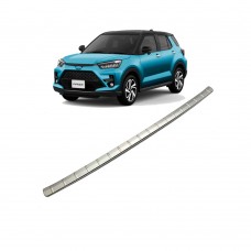 Stainless Steel Rear Bumper Foot Plate For Toyota Raize 2020
