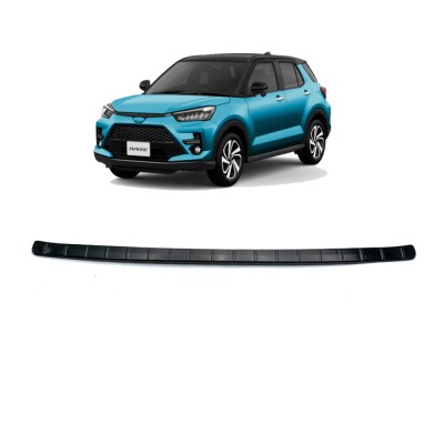 Опорная Пластина Заднего Бампера из Нержавеющей Стали для Toyota Raize 2020 (черный)