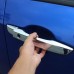 Элегантные хромированные накладки на дверные ручки с функцией Smartkey для Honda Civic 2016-2021 на tuningdom.ru