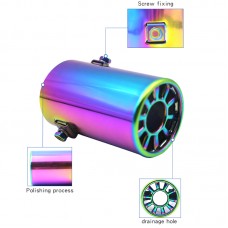 Насадка на выхлопную трубу из нержавеющей стали: украшение заднего наконечника автомобиля