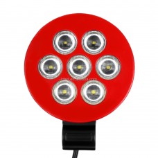 Hot Sale 21w 12v 24v Red Bulbs Lamp Bar Offroad Suv Atv Boat 4wd Car Accessories Led Work Light Spotlight