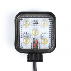 12v Factory Price Led Car Light 15w 1500lm 3inch Square Working Light Flood Beam 6000k For Boat Offroad 4x4 Suv