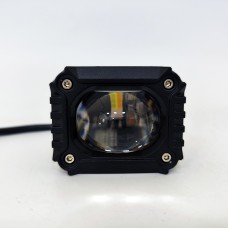 Liancheng Light 12-30v 18w Led Work Light 2inch Square For Off-road Tractors White Yellow Light Spot Beam 6000k