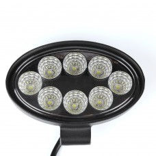 Waterproof 8 Leds Car Daytime Running Lights Aluminum Housing Led 24w 2400lm Spot Beam For Offroad Cars