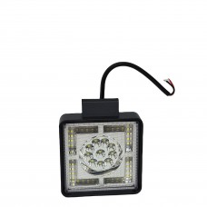 Factory Price 4inch Square Led Work Light Dc9-32v 150w 15000lm For Off-road Motorcycle Tractors Ship Led Fog Light