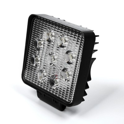 Прожектор автомобильный 27W LED Working Light 2700lm Super Thin 20mm Spot Beam 6000K для автомобиля Truck Offroad - купить на tuningdom.ru