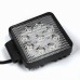 Прожектор автомобильный 27W LED Working Light 2700lm Super Thin 20mm Spot Beam 6000K для автомобиля Truck Offroad - купить на tuningdom.ru
