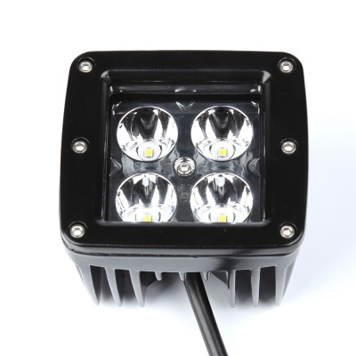 12v 24v Автомобильный прожектор 12w Led 2,5-дюймовый квадратный свет 1200lm 6000k на tuningdom.ru: качественное освещение для вашего автомобиля!