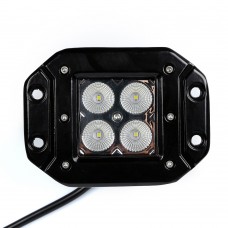 Marker Running Car White Led Light 4.8inch Square 12w 1200lm Flood Beam,Daytime Working Light For Offroad Truck