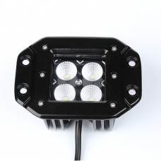 Lc Waterproof Ip68 12v 24v Atv Utv Truck 4.8 Inch 18w Pods Flush Mount Bar Led Work Light For Jeep Car