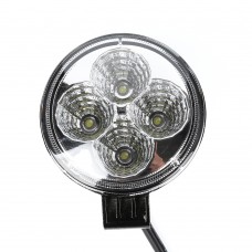 Accessories Of Vehicles 12v 12w Ip68 1200lm 6000k Flood Beam Round Lighting Offroad Vehicle Ship Led Work Light