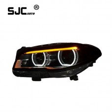 SJC Angel Eyes LED headlights for BMW 5 Series F10 F18 2011-2017 headlights assembly