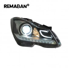 Plug and play manufacturer full LED headlight Headlamp For mercedes benz C Class W204 2011 2012 2013 2014 head light head lamp