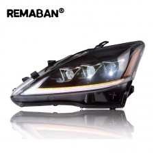 LED Headlights 2th Gen XE20 IS 220d/F 300 350 Head Light Sequential Turn Car Front Lamp 2006-2012 For Lexus IS25