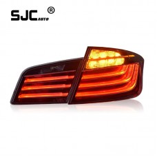 SJC Upgrade Full LED Flow Dynamic tail rear light lamp for BMW 5 Series F10 F18 2011 to 2017 taillight auto lighting system