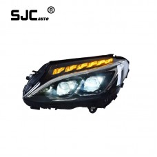 REMABAN Full LED for Mercedes C class W205 C180 C200 C260 2015-2020 LED Dynamic Intelligent System Headlight