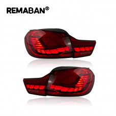 SJC Tail Lamp Assembly for F32 F82 LED Tail light 2012-2019 M4 425i 430i 440i Rear Lamp Red color