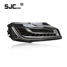 SJC all LED for audi A8 2014-2018 headlight assembly refit with LED daily running light turn light full LED high beam