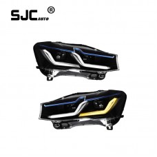 SJC F25 Modified headlight For BMW X3 F25 2010-2017 F25 LED headlight LED Headlamp upgrade to G30 DRL original quality