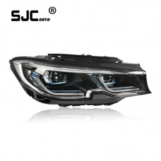 Sjc Car Front Headlight For Bmw G20 G28 3 Series 2019-2022 M3 Led Head Lamp Styling Dynamic Turn Signal Lens Automotive