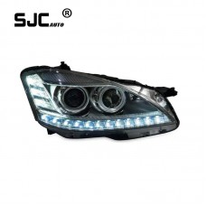 Car Head Lights Parts For W221 2006-2009 S300 S400 Led Front Headlight Replacement Drl Daytime Light Projector Facelift