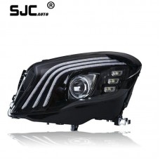 SJC Car lights For Mercedes-Benz GLA 2016-2019 Headlight Assembly GLA200 260 Modified LED Daytime Running Lights